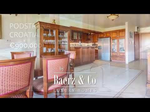 Podstrana, luxurious apartment with panoramic sea view, first row to the see - Luxury home for sale