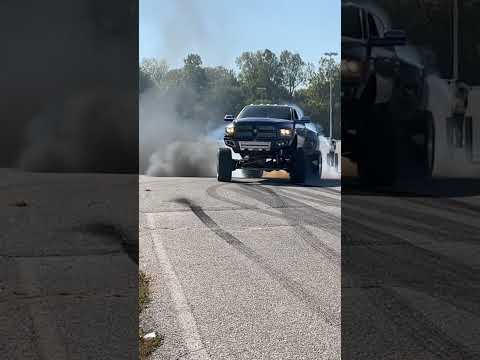 1400HP CUMMINS BURNOUT ✈️ (insane blow off)