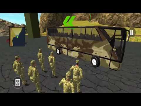Army Bus Driver US Soldier Transport Duty - Real Military Coach Simulator - Android GamePlay