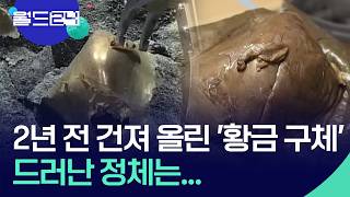 2년 전 바닷속에서 발견된 ‘황금 구체’…정체는? [월드24/월드플러스] / KBS  2026.04.27.