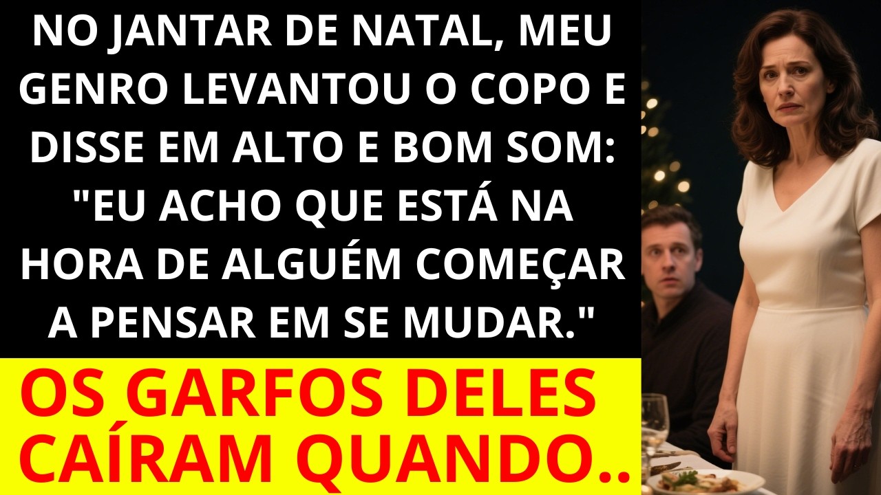 No jantar de Natal, meu genro disse: É HORA DE VOCÊ SE MUDAR — então mostrei a ele a escritura...