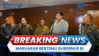 BREAKING NEWS: Menteri PKP Maruarar Sirait Bertemu Gubernur BI di Tengah Ramai Kasus Korupsi CSR