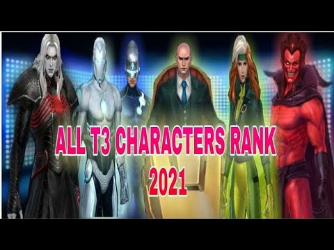 All T3 Characters Rank 2021 - Marvel Future Fight