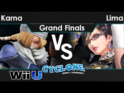 Cyclone 2 - Karna (Sheik) vs Lima (Bayonetta) Grand Finals - Smash 4