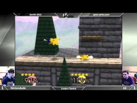 Zenith 2013 - Nintendude vs A$ - Losers Semis - Smash 64