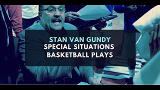 Stan Van Gundy Special Situation Basketball Plays