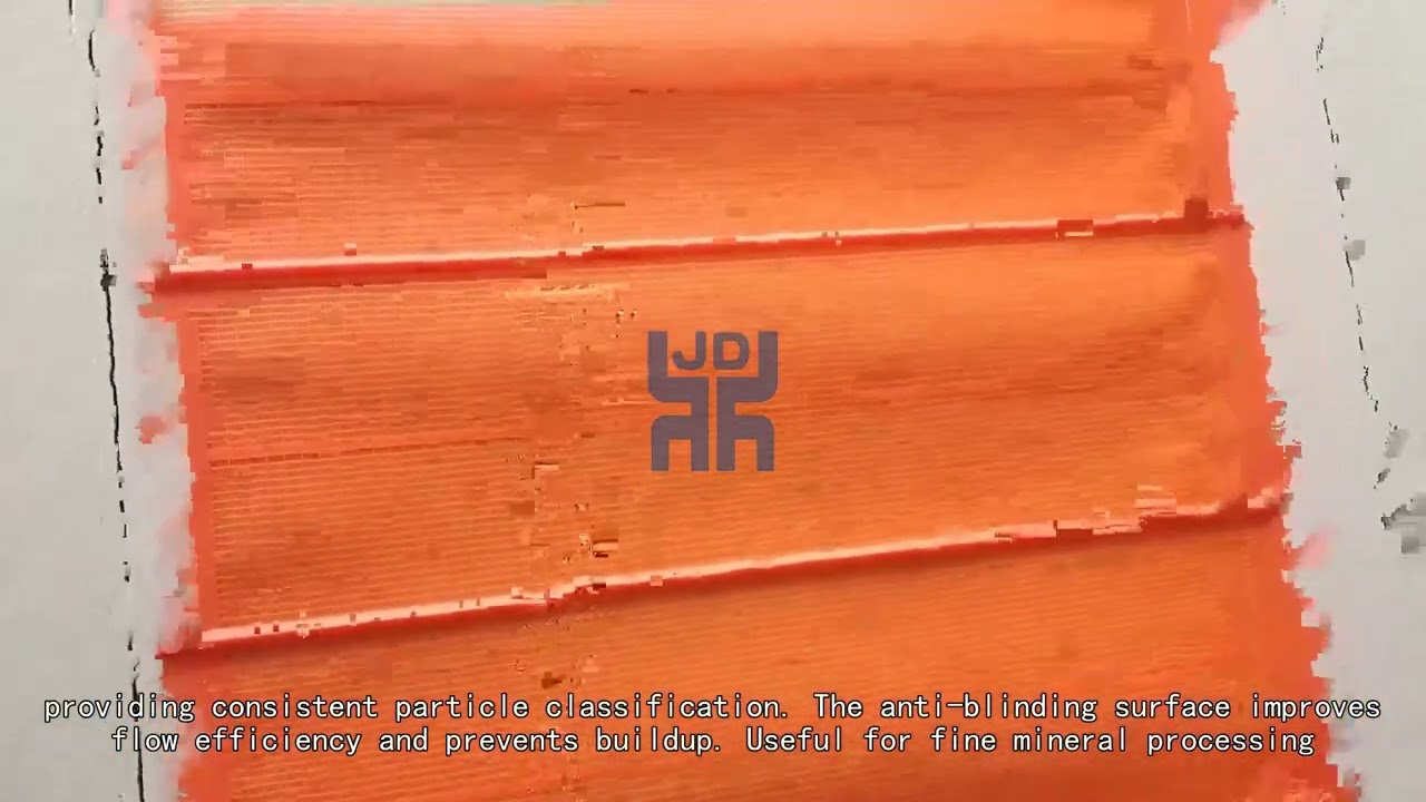 industrial high frequency screen for wet and dry screening