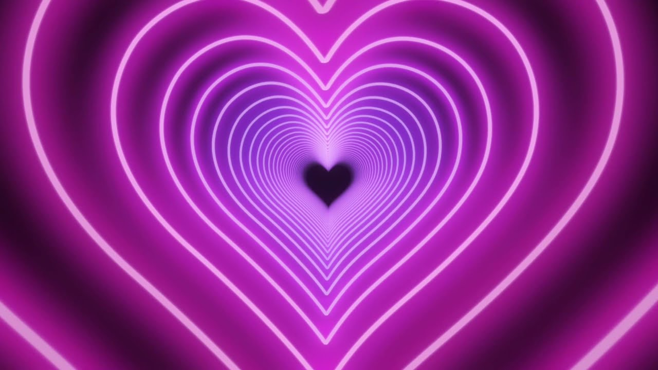 Fondo de corazones tik tok. En movimiento tunel. Trend tiktok fondo corazones.