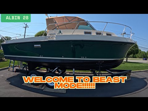 Albin 28 - a Beast of Boat with Overnight Creature Comforts!!!!