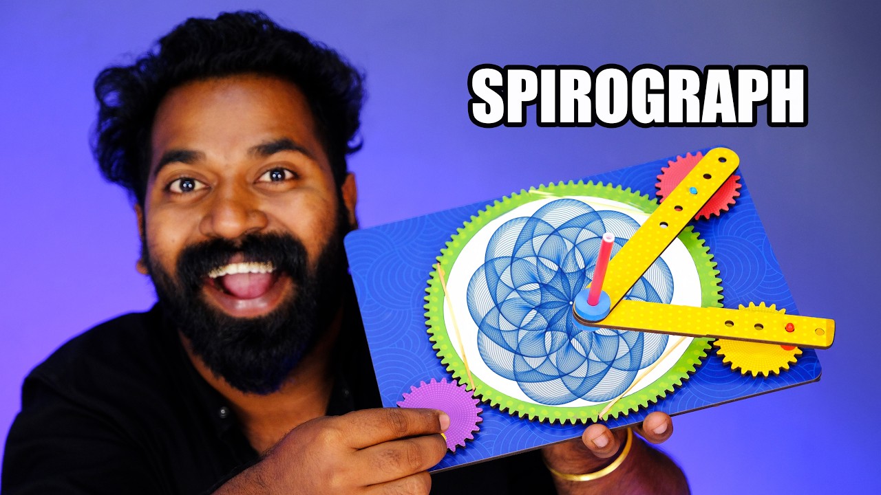 Spirograph Unboxing | 90സ് കിഡ്സിന്റെ വികാരം കളിപ്പാട്ടം | M4 Tech Vlog |