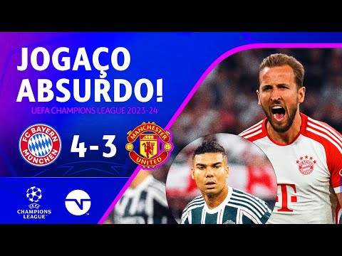 Gols e lances de Bayern x Manchester United