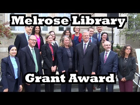 Melrose Public Library Grant Award by Governor Baker