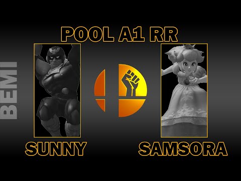 Sunnyknight (C.Falcon) vs Samsora (Peach) | Pool A1 RR | BEMI