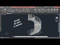 Circular 3d Stairs In AutoCAD