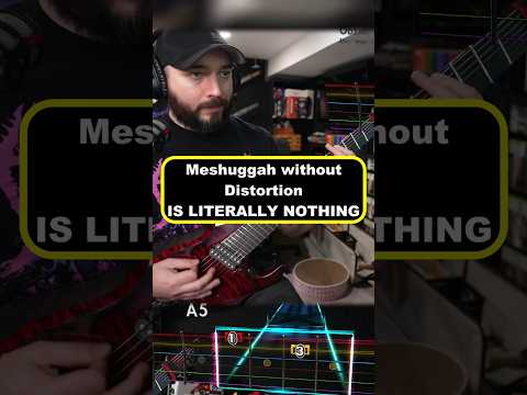 Meshuggah but you get rid of my distortion..