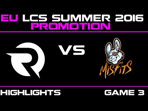 OG vs MSF Game 3 highlights EU LCS Spring Promotion 2016 Origen vs Msfits   MSF vs OG