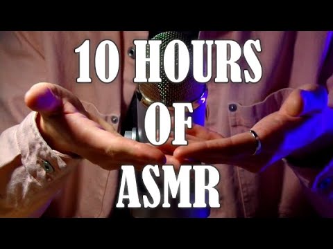 10 HOURS OF ASMR | 10 HEURES D'ASMR (Tapping, Crinkle, Hand sounds, mouth sounds)