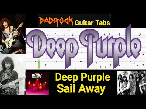 Sail Away - Deep Purple - Guitar + Bass TABS Lesson
