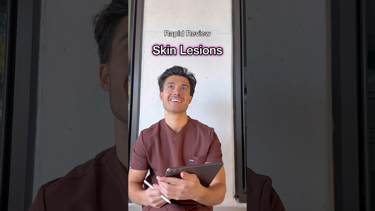 🔥Rapid Fire: Skin Lesions from my MSK/Derm Rapid Review! #medstudent #medschool #usmle #step1