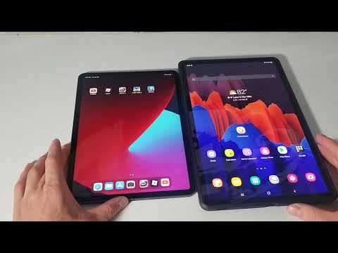 Ipad pro m1 vs Samsung Tab S7 speed test comparison