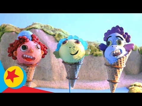 Luca-Inspired Gelato Art