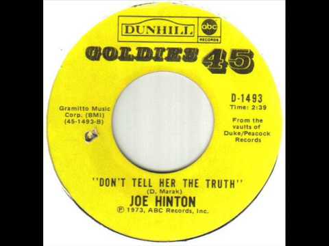 Joe Hinton Don't Tell Her The Truth