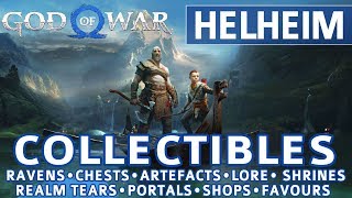 God of War - Helheim All Collectible Locations (Ravens, Chests, Artefacts, Shrines) - 100%