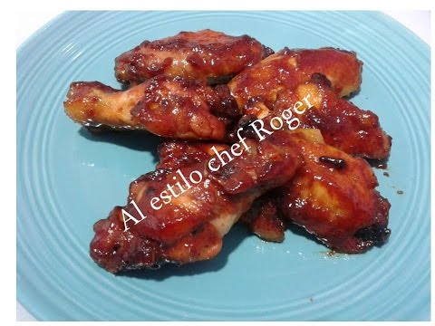 como hacer BBQ, alitas o costillas a la bbq, Receta #42, salsa BBQ