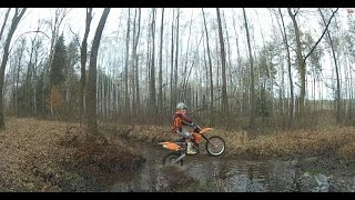 preview picture of video 'KTM EXC 400 2006 enduro Grębów go pro 2'