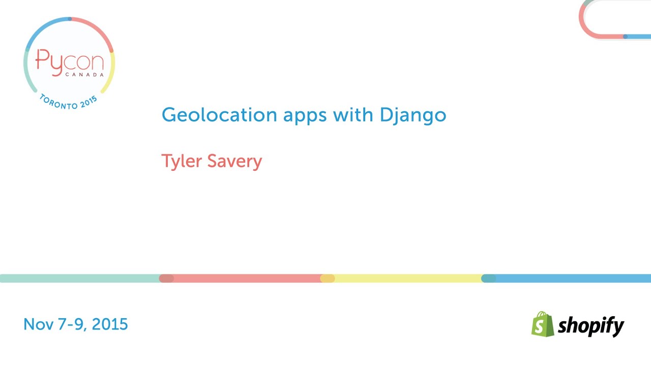 <h1 class=title>Geolocation apps with Django (Tyler Savery)</h1>