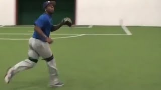 Baseball Drills | Outfield Footwork and Fly Ball