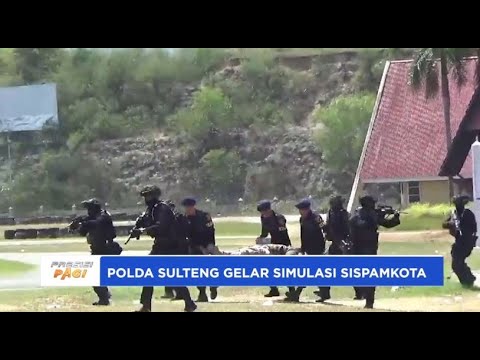 POLDA SULTENG GELAR SIMULASI SISPAMKOTA