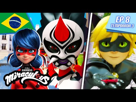 Capa de MIRACULOUS |  ONI-CHAN  | Episódio completo  Temporada 3 Ep 8 | Português BRASIL