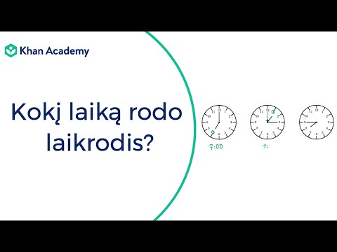 Kokį laiką rodo laikrodis? | Matavimo vienetai ir diagramos | Matematika