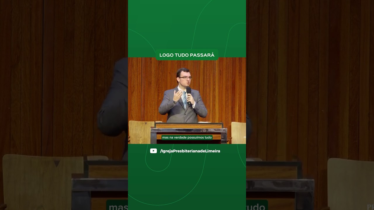 Logo Tudo Passará - 1 Coríntios 7.29-31 I REV. LEANDRO DEMO