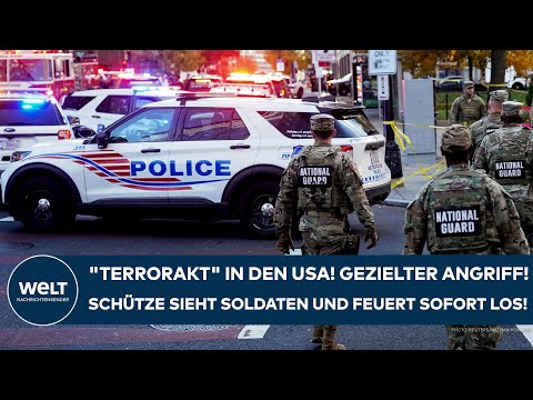 WASHINGTON: "Terrorakt!" Gezielter Angriff! Schütze sieht Soldaten und feuert sofort los!