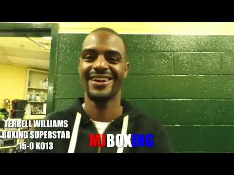 TERRELL WILLIAMS TALKS POSTFIGHT AFTER STOPPING PRICHARD COLON IN 9TH ROUND