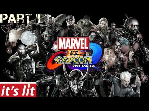 MARVEL VS CAPCOM INFINITE Story Mode Gameplay Walkthrough Part 1 (let's play commentary guide)