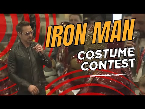Robert Downey Jr. Crashes a Kid's Iron Man Costume Contest at Comic-Con 2012