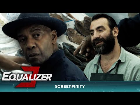 Aminah and McCall's Flourishing Friendship | Fish Shop Scene | The Equalizer 3 | Screenfinity
