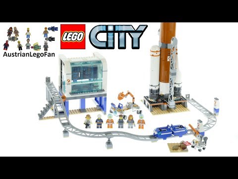 Vidéo LEGO City 60228 : La fusée spatiale et sa station de lancement