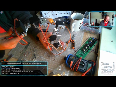 意外的機械臂搭建和Javidx9問答 (Unexpected Robot Arm Build and Javidx9 Q&A)