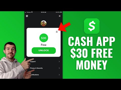 Part of a video titled How to get $30 FREE on Cash App - YouTube