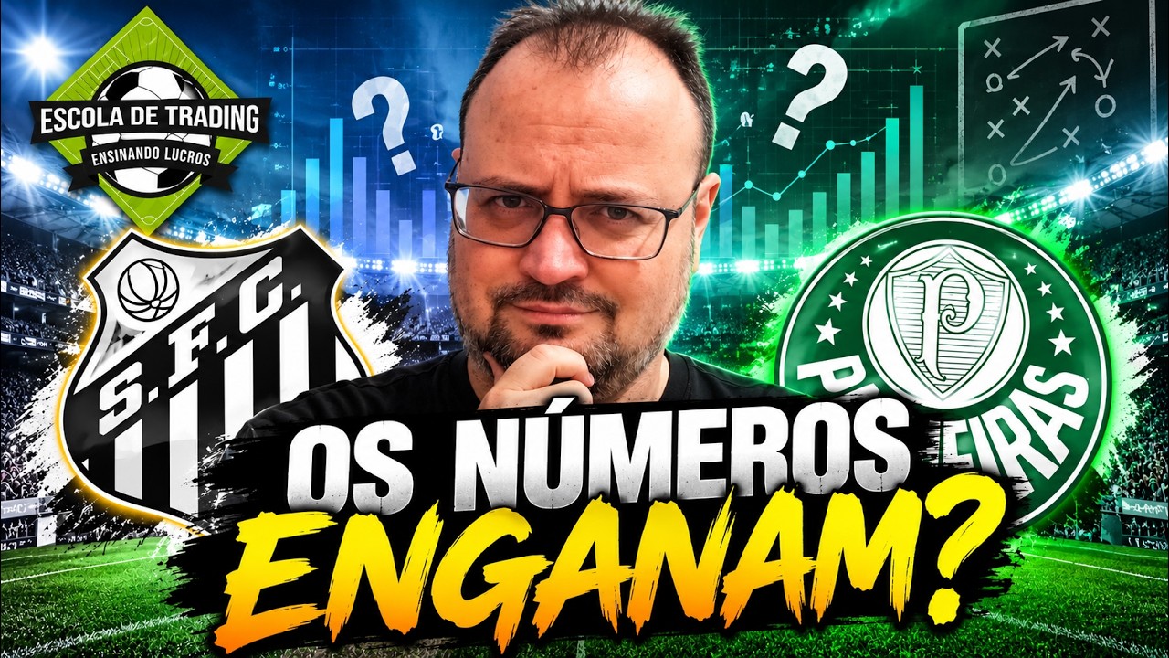 SANTOS X PALMEIRAS AO VIVO | Os Números Enganam?
