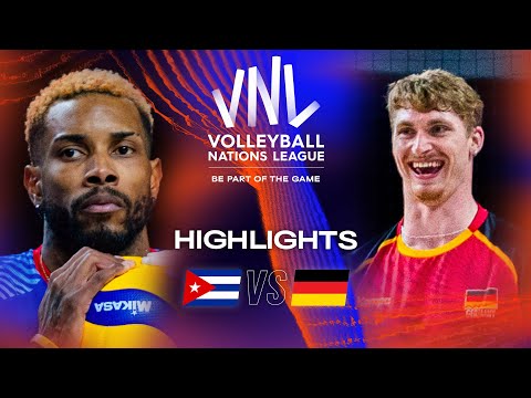 🇨🇺 CUB vs. 🇩🇪 GER - Highlights Week 3 | Men's VNL 2023