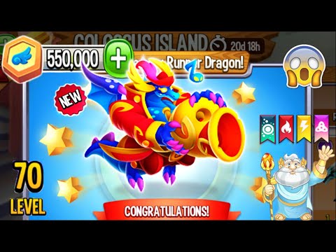 Dragon City: Wonderland Dragon, plus all Wonder Runner Island | Completed 2022! 😱
