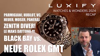 Rolex Neuheiten GMT-Master II & Le Mans Daytona, Tudor Black Bay 58 GMT, Patek, Panerai, Heuer, VC