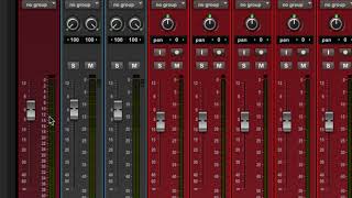 Pro Tools- Volume Control and Metering