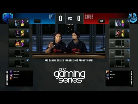 PGS 2016 Summer Promotionals - Imperium Pro Team Blue vs Ghub - Game 1
