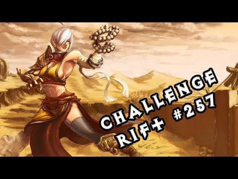 DIABLO 3 - Challenge Rift 257 LOD Wave of Light Monk Build and Gameplay